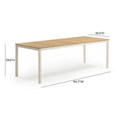 Sardinia Light Teak Outdoor Dining Table Model: TOV-O54460